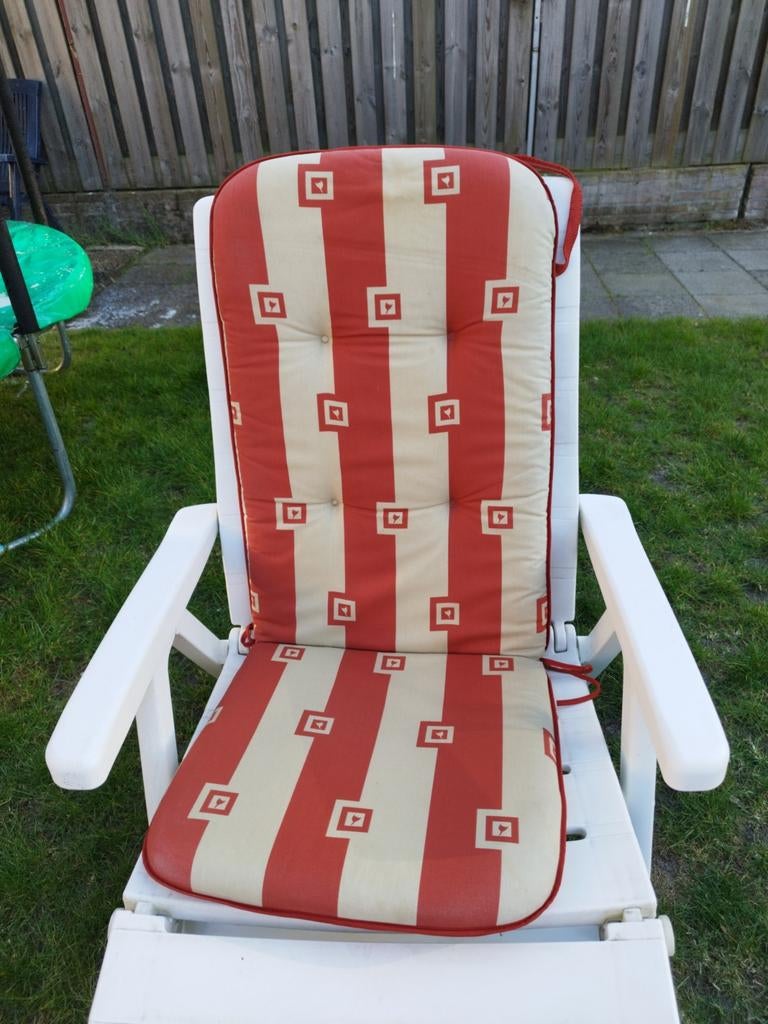 Tuinstoel kussen 4 stuks, Tuin en Terras, Ophalen