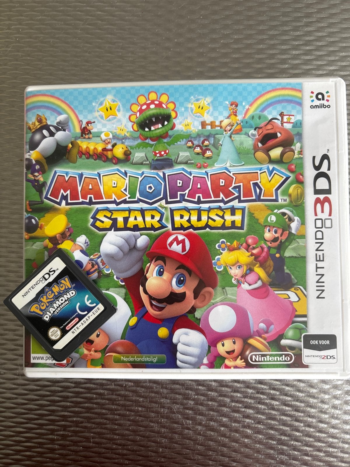 Mario Party Star Rush (3DS) & Pokémon Diamond (DS), Spelcomputers en Games, Online, Overige genres, Ophalen of Verzenden, Zo goed als nieuw