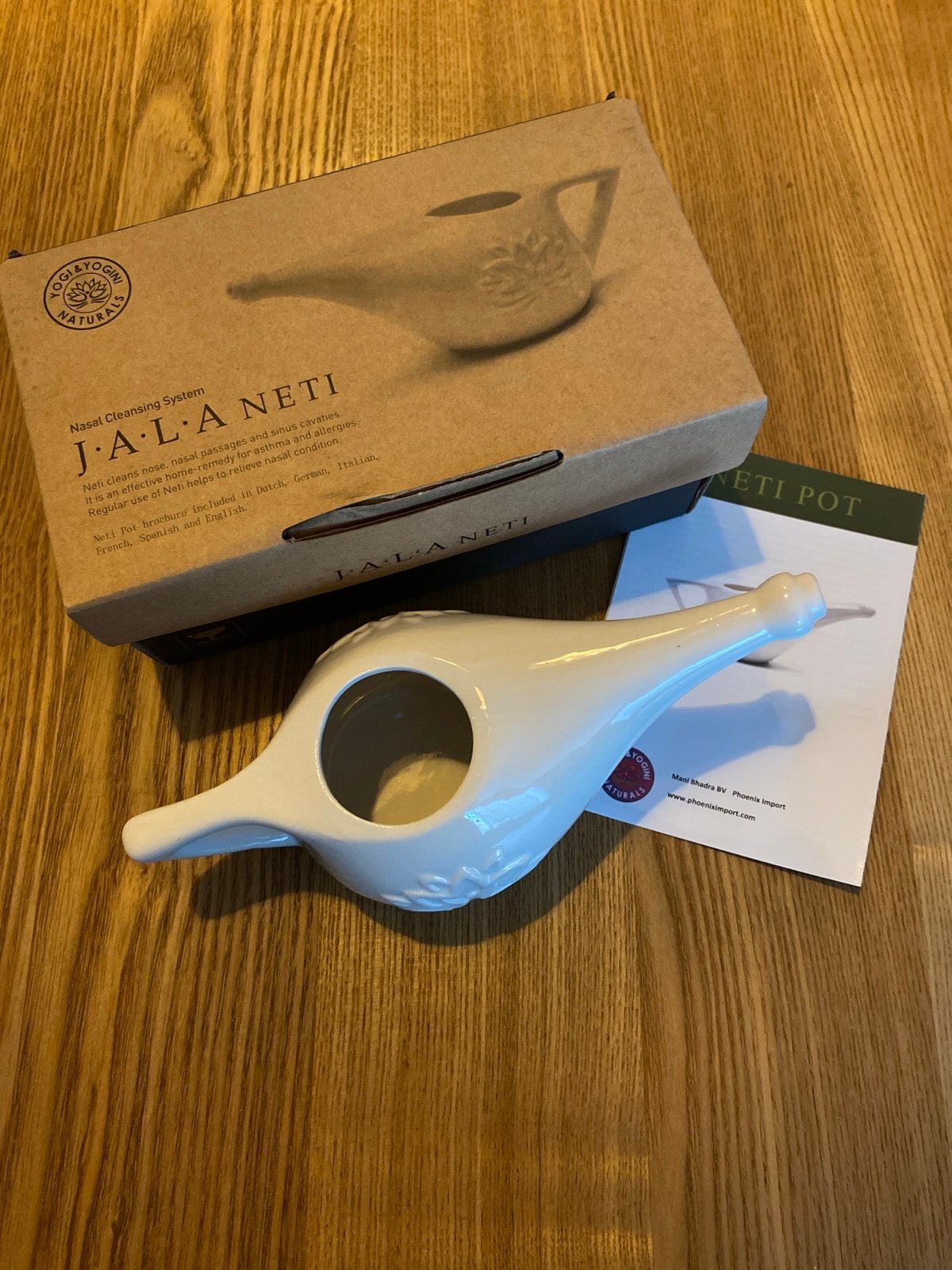 Jala Neti Pot Neusspoeler - Keramiek, Ophalen of Verzenden, Zo goed als nieuw, Overige typen