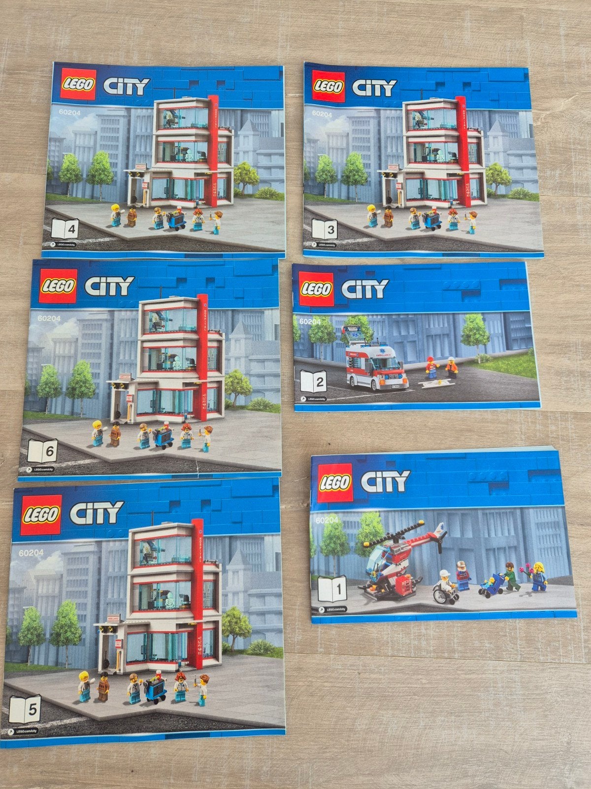 60204 lego city ziekenhuis, Ophalen, Lego, Complete set, Inclusief instructies