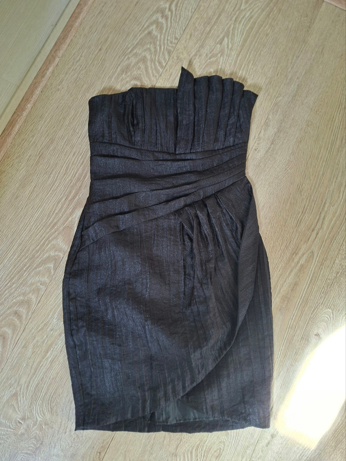 Zwart H&M strapless jurk maat 34, H&M, Zwart, Ophalen of Verzenden, Zo goed als nieuw