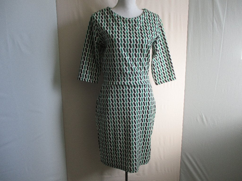 SOPHIA Pure Feminine jurk maat M (made in Italy), Maat 38/40 (M), Zo goed als nieuw, SOPHIA Pure Feminine, Onder de knie