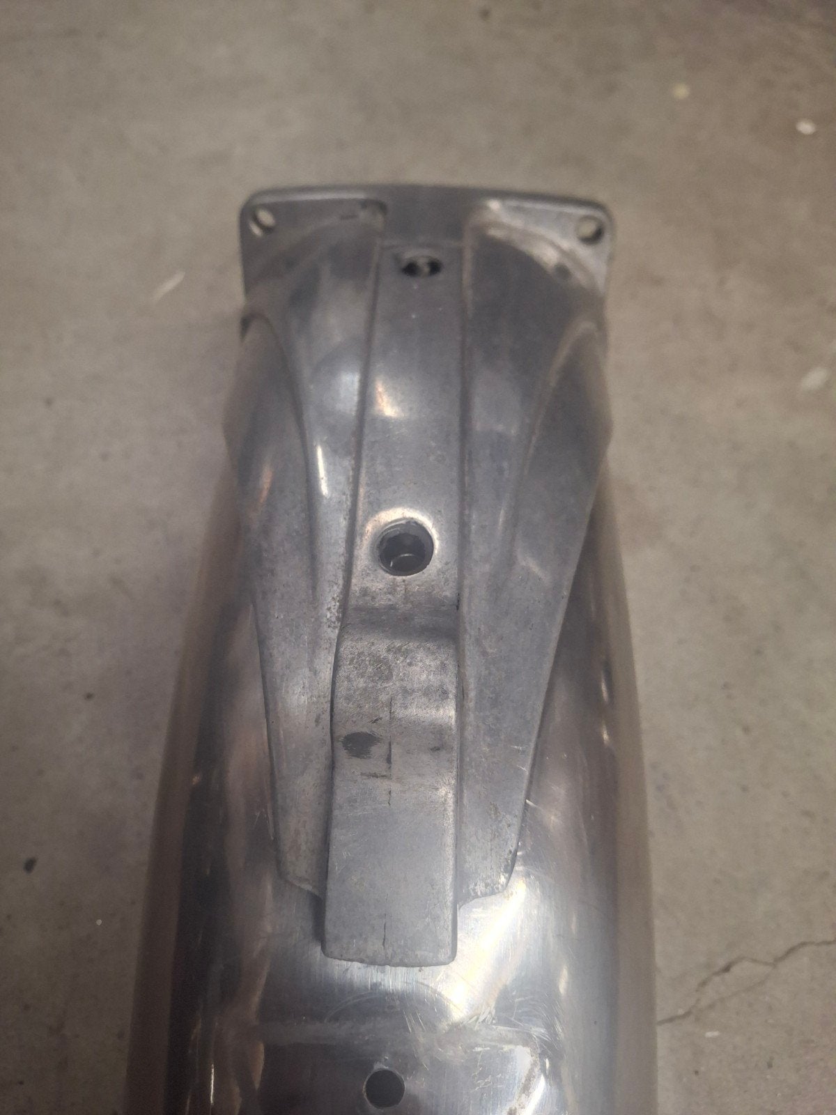 rvs achterspatbord, Fietsen en Brommers, Brommeronderdelen | Zundapp, Ophalen of Verzenden, Gebruikt, Frame