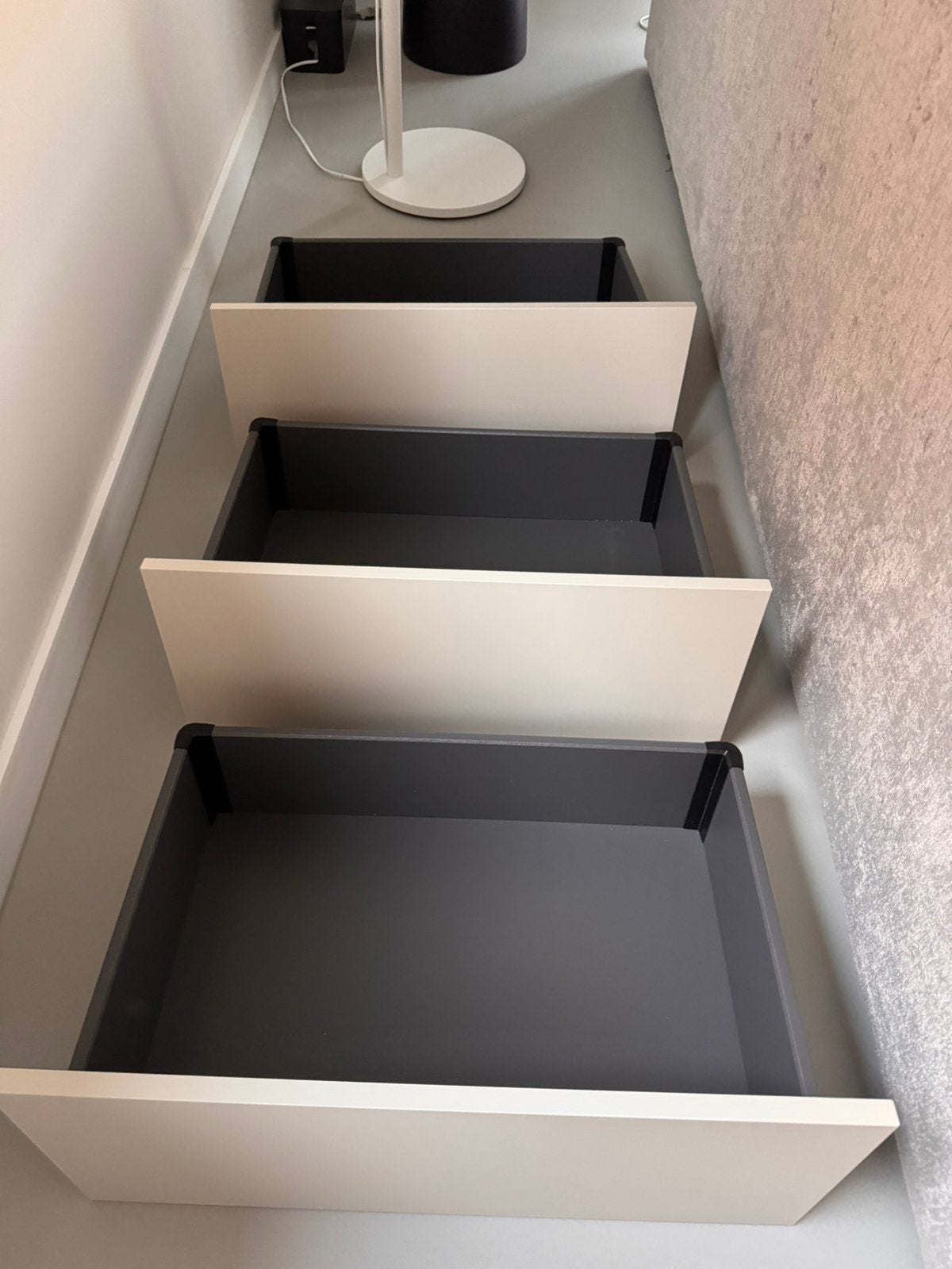 IKEA Besta lades (3 stuks), Huis en Inrichting, Kasten | Ladekasten, Ophalen, Zo goed als nieuw, 3 of 4 laden, Minder dan 100 cm