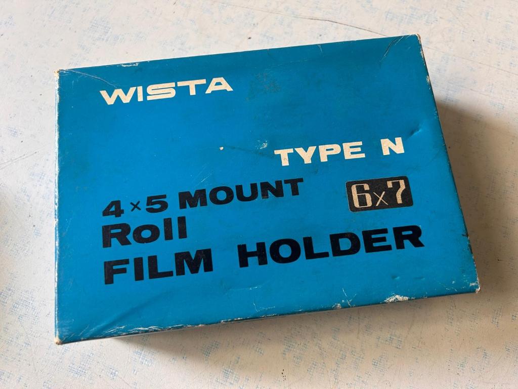6x7 filmrolholder 4x5 mount merk WISTA, Ophalen, Gebruikt, Spiegelreflex, Overige Merken