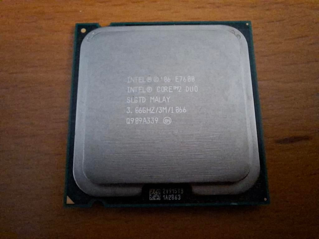 Intel Core 2 Duo E7600 3,06GHz 3MB cache voor de verzamelaar, Computers en Software, Processors, Gebruikt, Core 2 Duo, Ophalen of Verzenden
