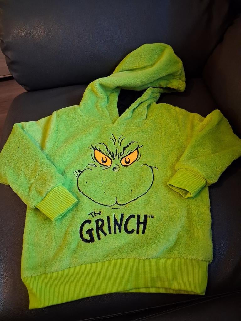 Grinch hoodie maat 98, Kinderen en Baby's, Ophalen of Verzenden, Nieuw, Jongen of Meisje, Trui of Vest
