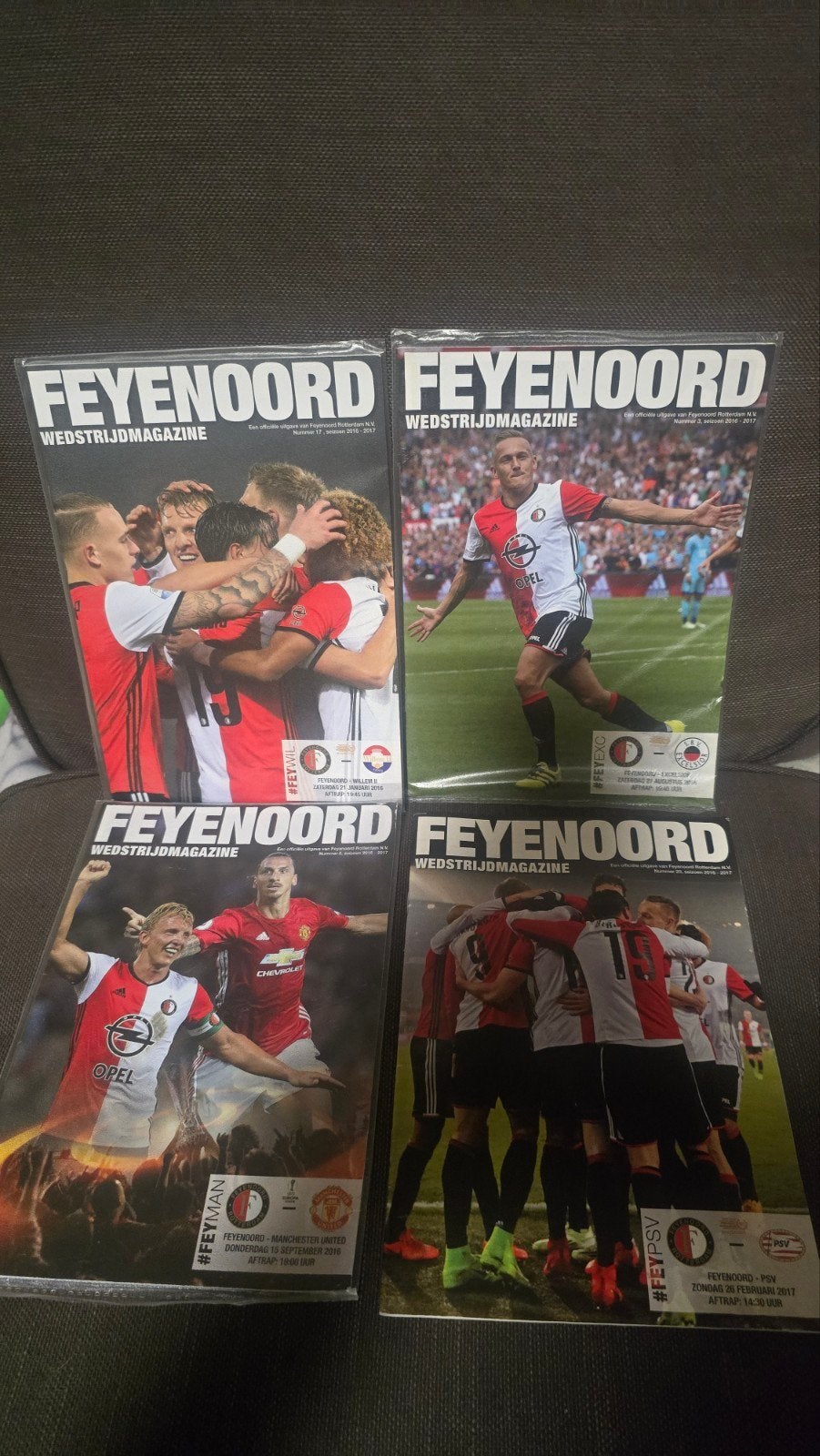 Feyenoord Wedstrijdmagazines - Diverse edities, Verzamelen, Ophalen of Verzenden, Zo goed als nieuw