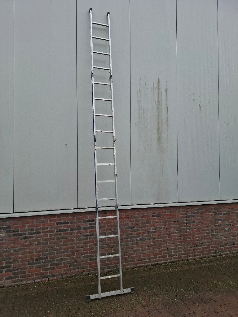 Scharnierladder trap ladder, Doe-het-zelf en Verbouw, Ladders en Trappen, Ophalen, Gebruikt, Ladder, Opvouwbaar of Inschuifbaar