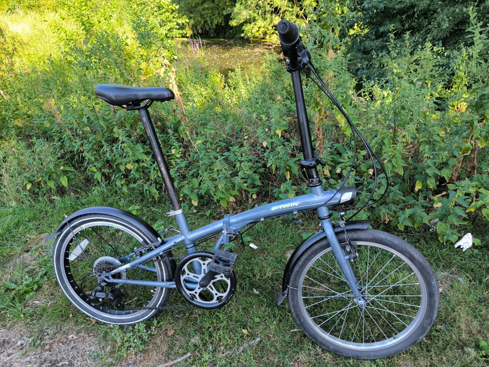 Decathlon Btwin Tilt 120 vouwfiets, Overige merken, 20 inch of meer, Gebruikt, Versnellingen