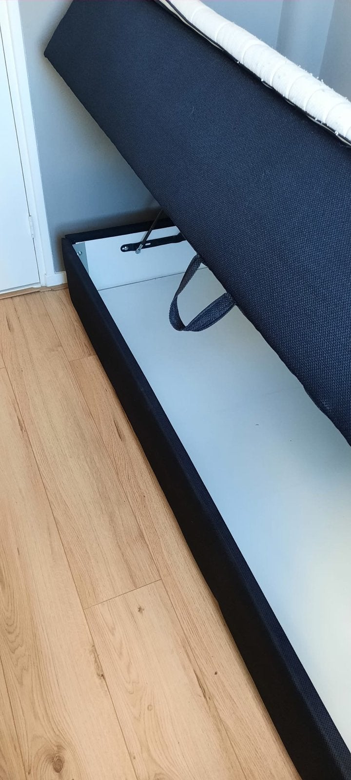 Eenpersoonsbed 200x90 cm met opbergruimte, Ophalen, Gebruikt, 90 cm, Eenpersoons