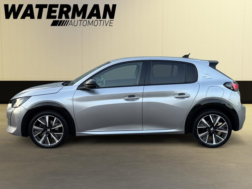 Peugeot 208 1.2 GT-Line 101PK AUTOMAAT/VIRTUEEL/CAMERA/LED/1, 101 pk, Gebruikt, Leder en Stof, 3 cilinders
