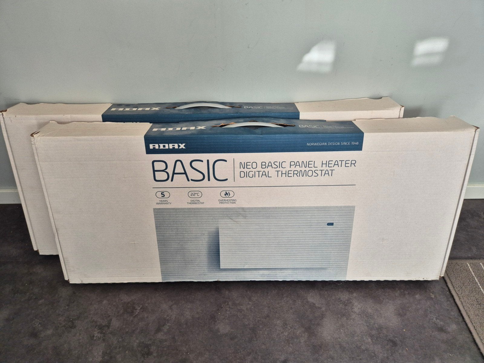 ADAX Neo Basic Paneelverwarming - 1200W, Digitaal, 30 tot 80 cm, Radiator, Nieuw, Ophalen of Verzenden