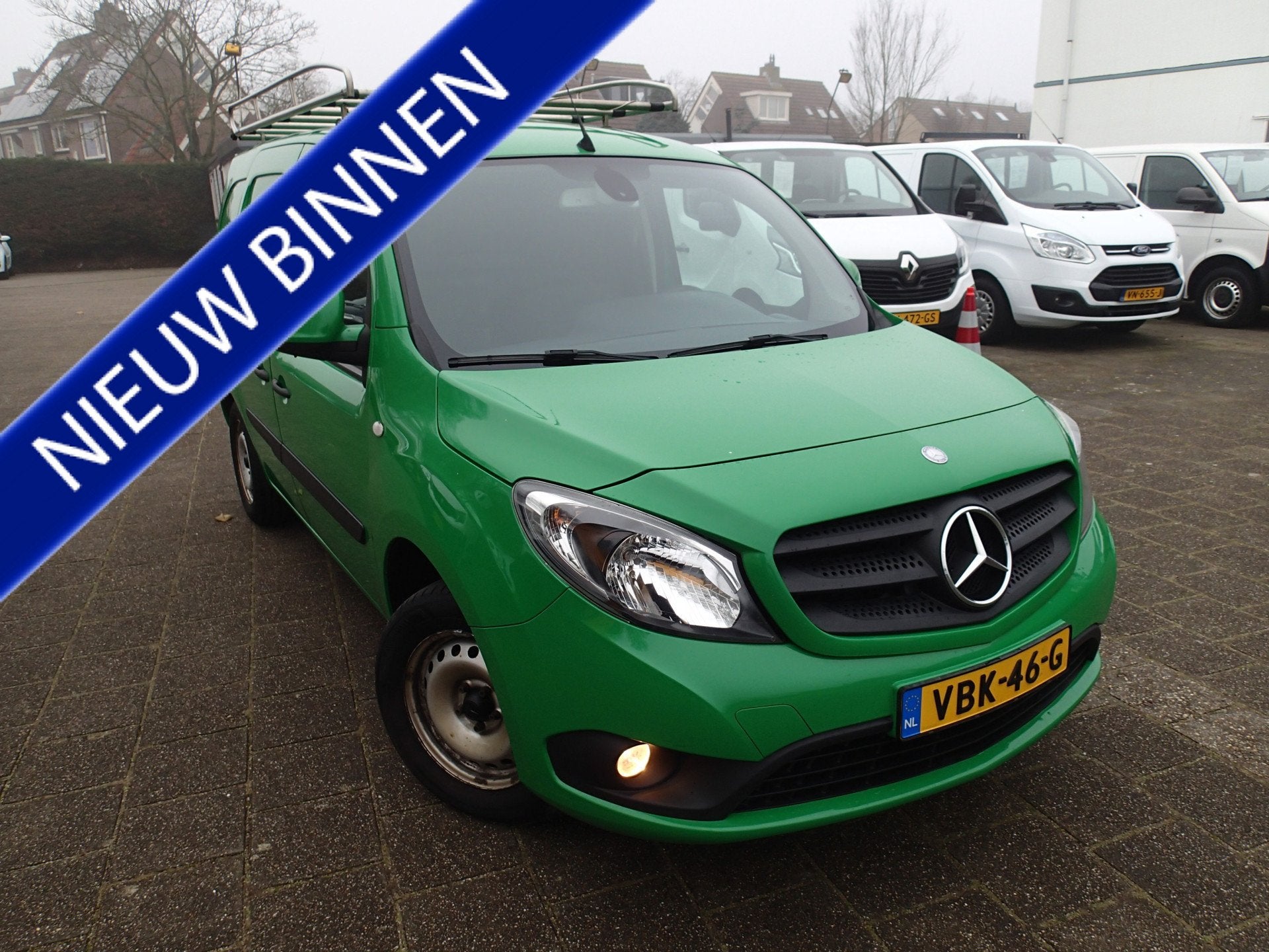 Mercedes-Benz Citan 109 CDI BlueEFFICIENCY VOORZIEN VAN AIRC, Voorwielaandrijving, Stof, Gebruikt, Euro 6