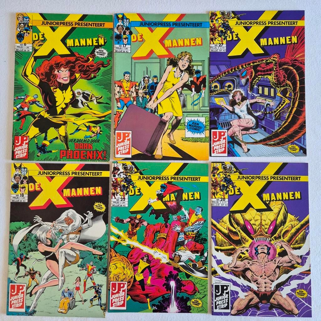 X-Mannen - Nederlandse Juniorpress Stripboeken (137 stuks), Meerdere comics, Ophalen of Verzenden, Gelezen, Amerika