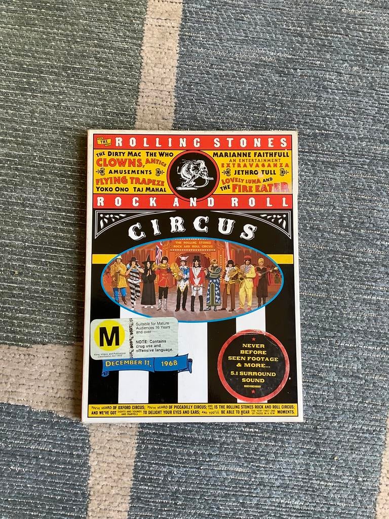 DVD Circus van the Rolling Stones, Cd's en Dvd's, Alle leeftijden, Ophalen of Verzenden, Gebruikt, Muziek en Concerten