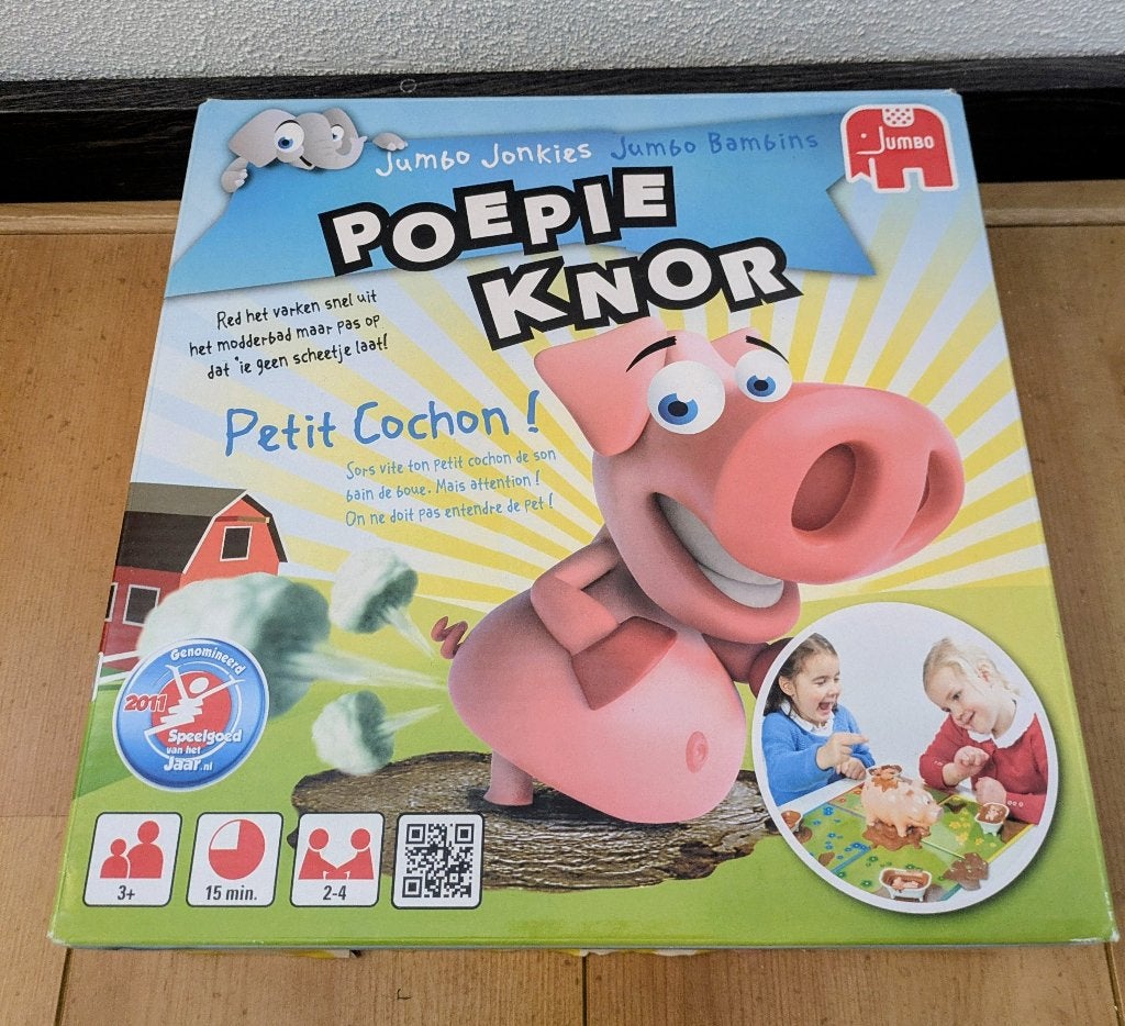 Poepie Knor spel compleet, Drie of vier spelers, Ophalen of Verzenden, Zo goed als nieuw