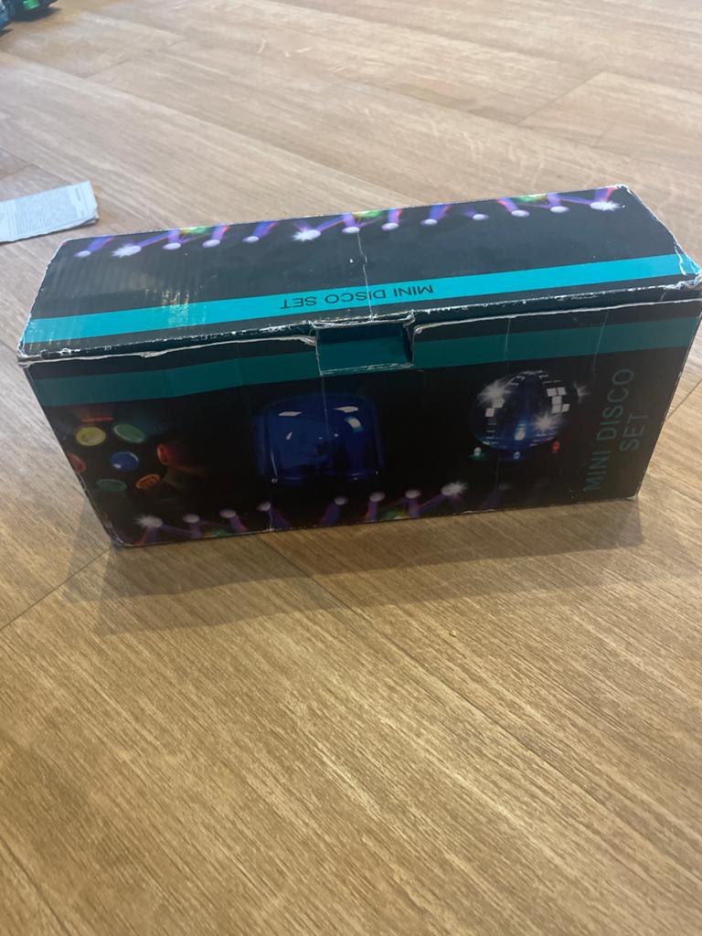 Mini Disco Set - Discoballen en Feestverlichting, Ophalen of Verzenden, Gebruikt, Feestartikel, Overige
