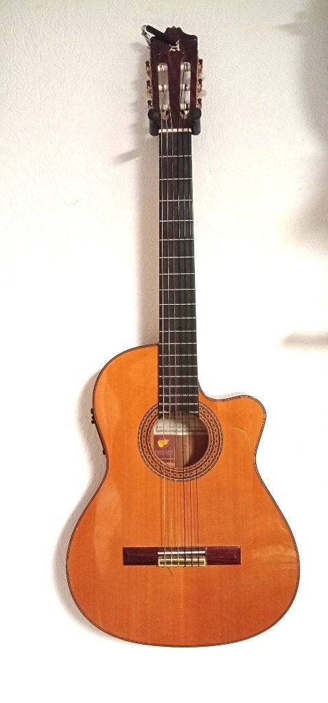 Alhambra Flamenco concertgitaar CTWE 7FC ELE, Muziek en Instrumenten, Ophalen of Verzenden, Gebruikt, Klassieke of Spaanse gitaar