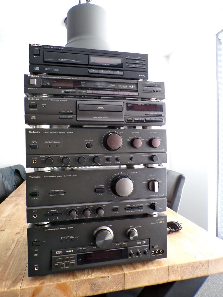 7 dlg Technics stereo set met werk (LEES TEXT), Overige merken, Refurbished, Tuner of Radio, Losse componenten