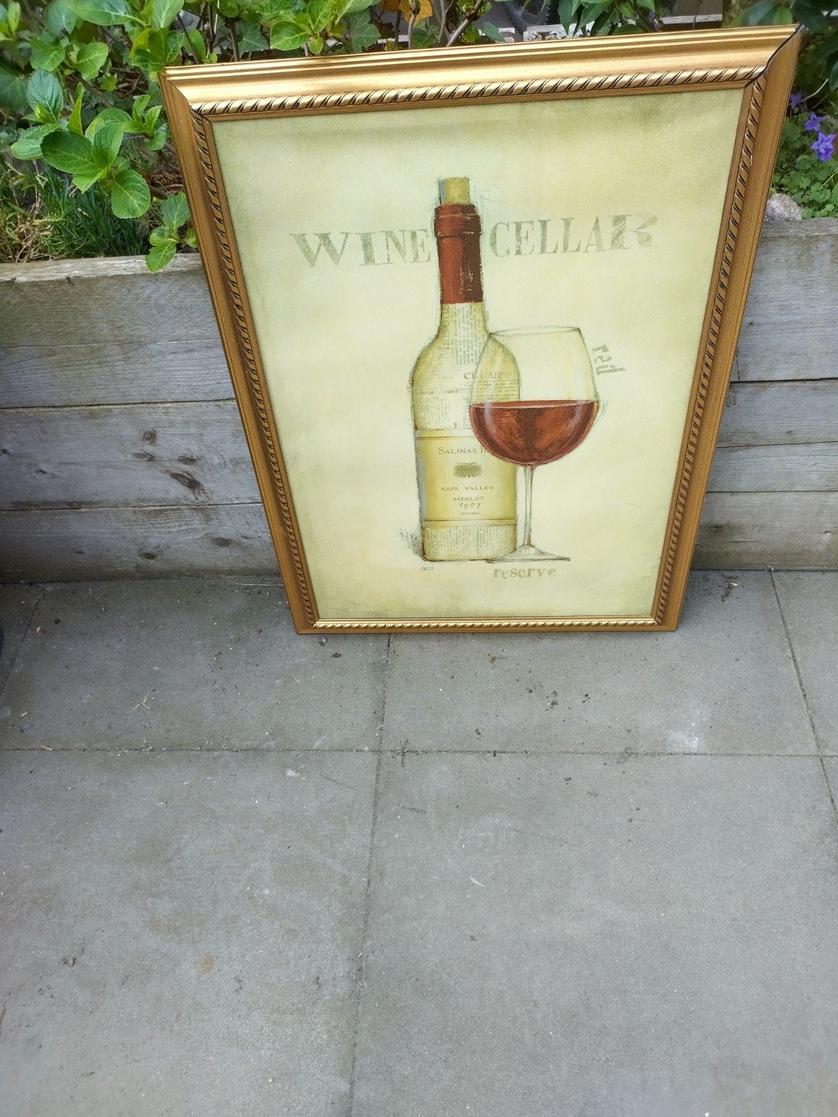 Wine celler schilderij 60x80, Ophalen of Verzenden