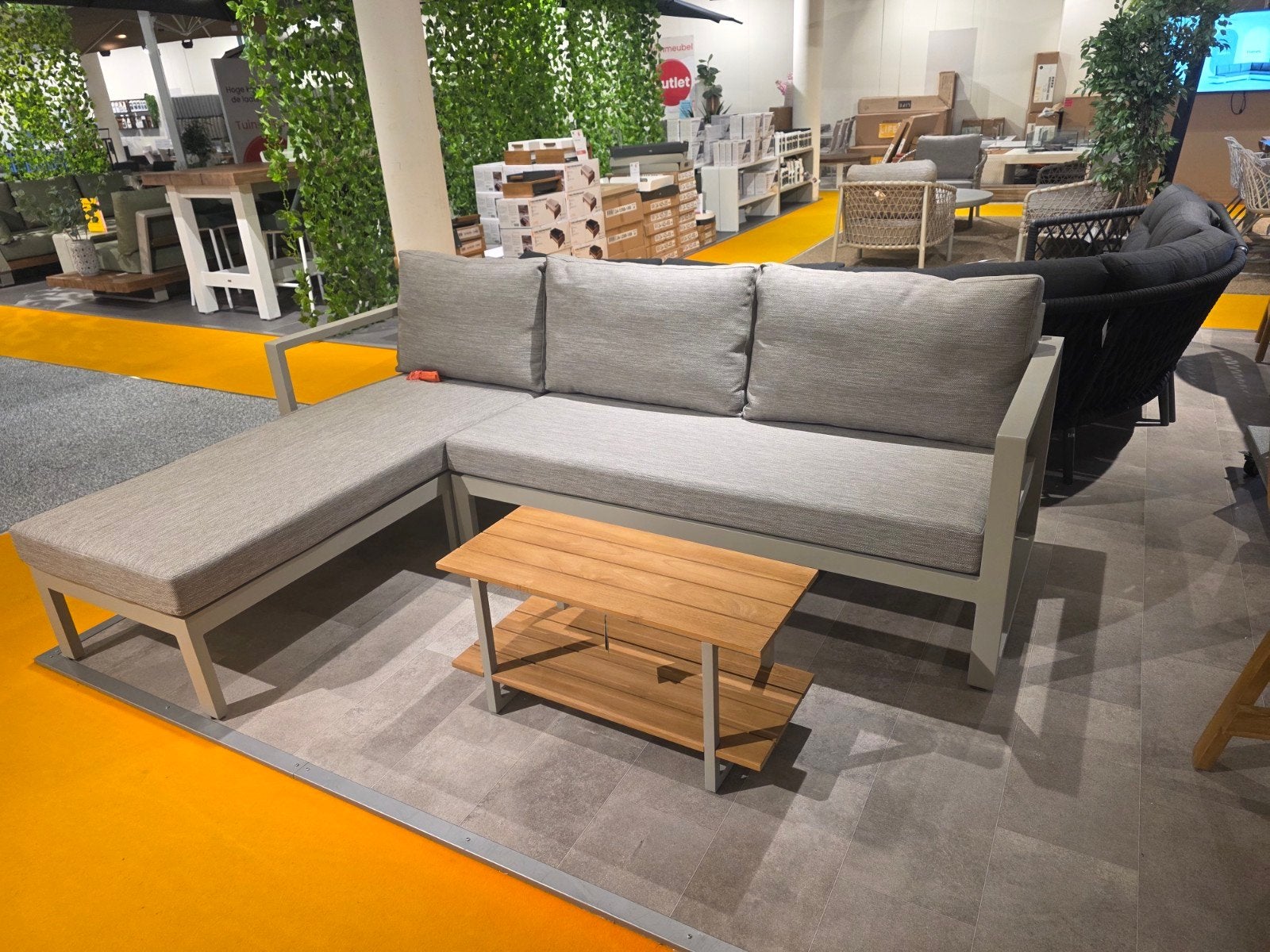SHOWROOM SALE APELDOORN, Tuin en Terras, Ophalen, 5 zitplaatsen, Loungeset, Bank