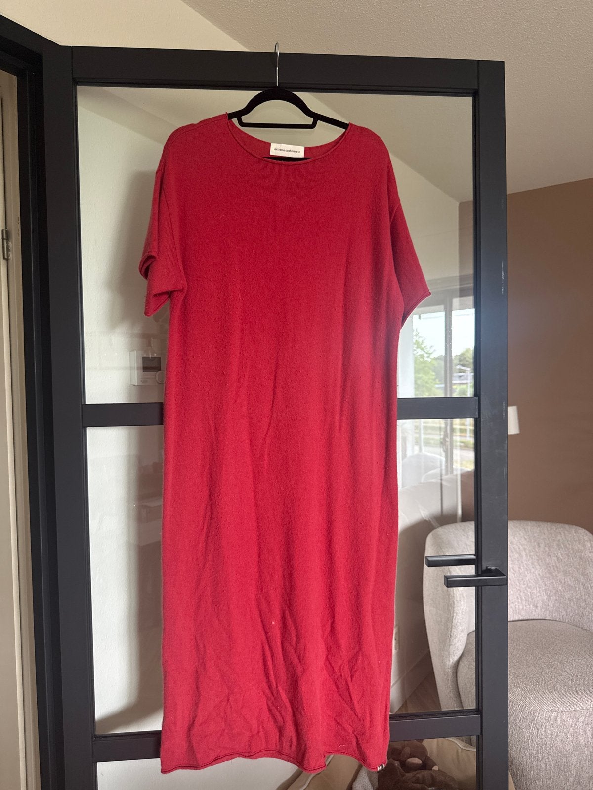Extreme Cashmere x rood maxi jurk, Maat 38/40 (M), Ophalen of Verzenden, Zo goed als nieuw, Rood
