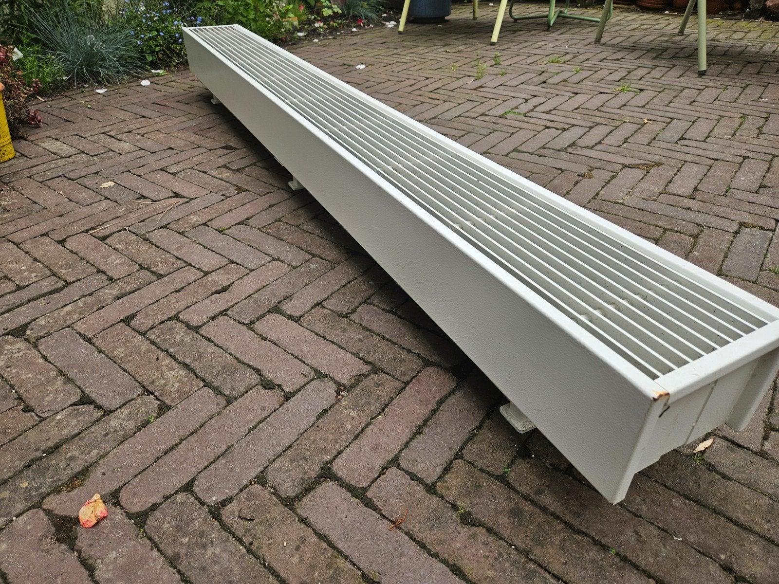 Vrijstaande convector radiator 180 cm met thermostaatknop, Ophalen, Gebruikt, Minder dan 30 cm, Radiator