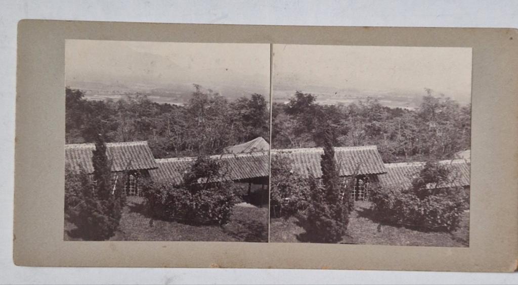 Stereofoto Nederlands-Indië Ngamplang 1910/20's, Gebruikt, Verzenden, Foto, Voor 1940