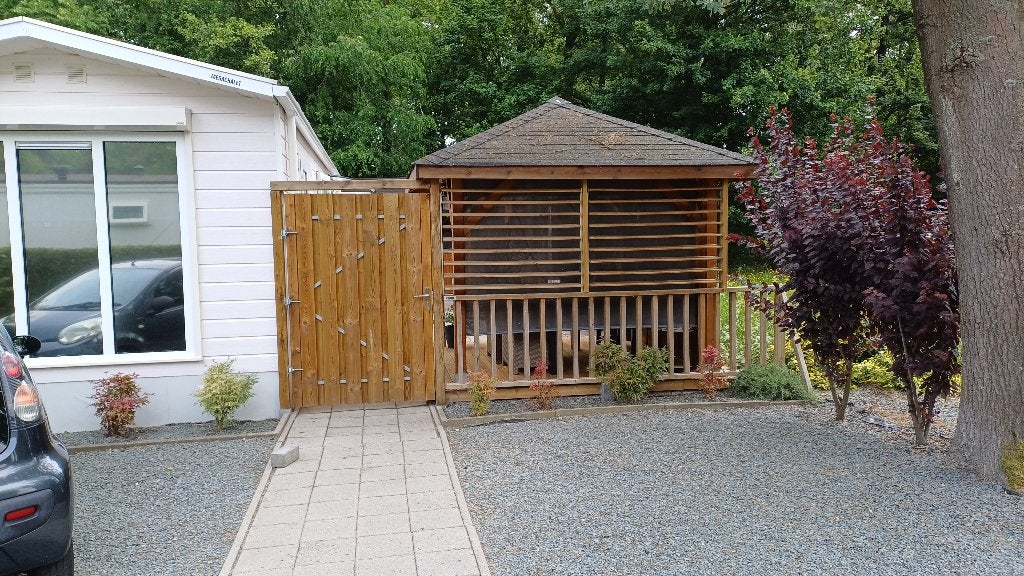 Flex Fence Draaibare Lamellen 95 cm, Tuin en Terras, Ophalen, Gebruikt, Minder dan 3 meter, Minder dan 1 meter