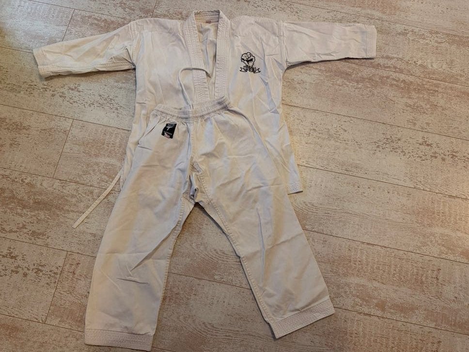 Kaiten Kodomo Karatepak - Maat 140, Gebruikt, Vechtsportpak, Maat L, Ophalen of Verzenden