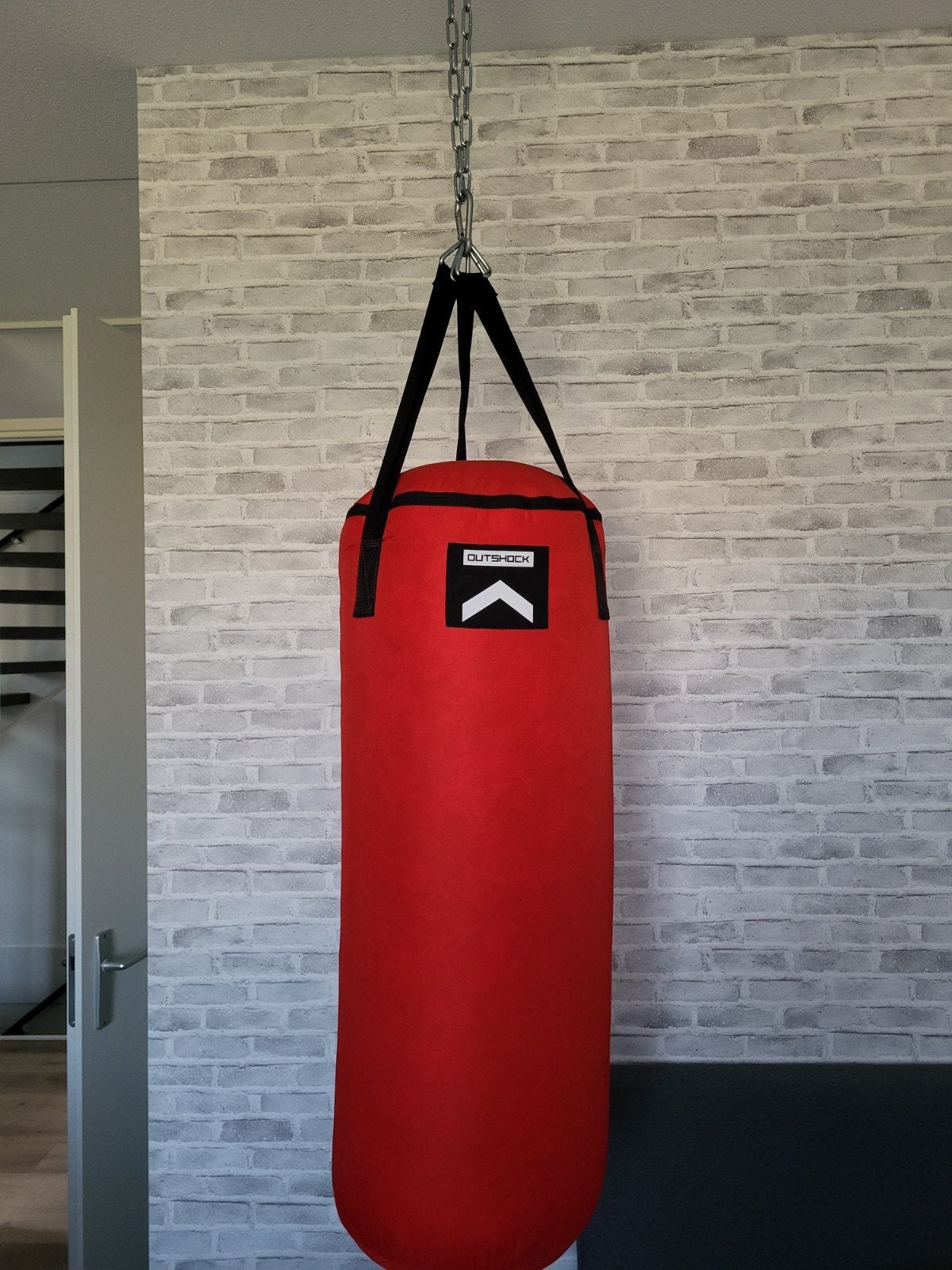 Boxzak met haak en ketting, 14 kg, Ophalen, Zo goed als nieuw, Bokszak