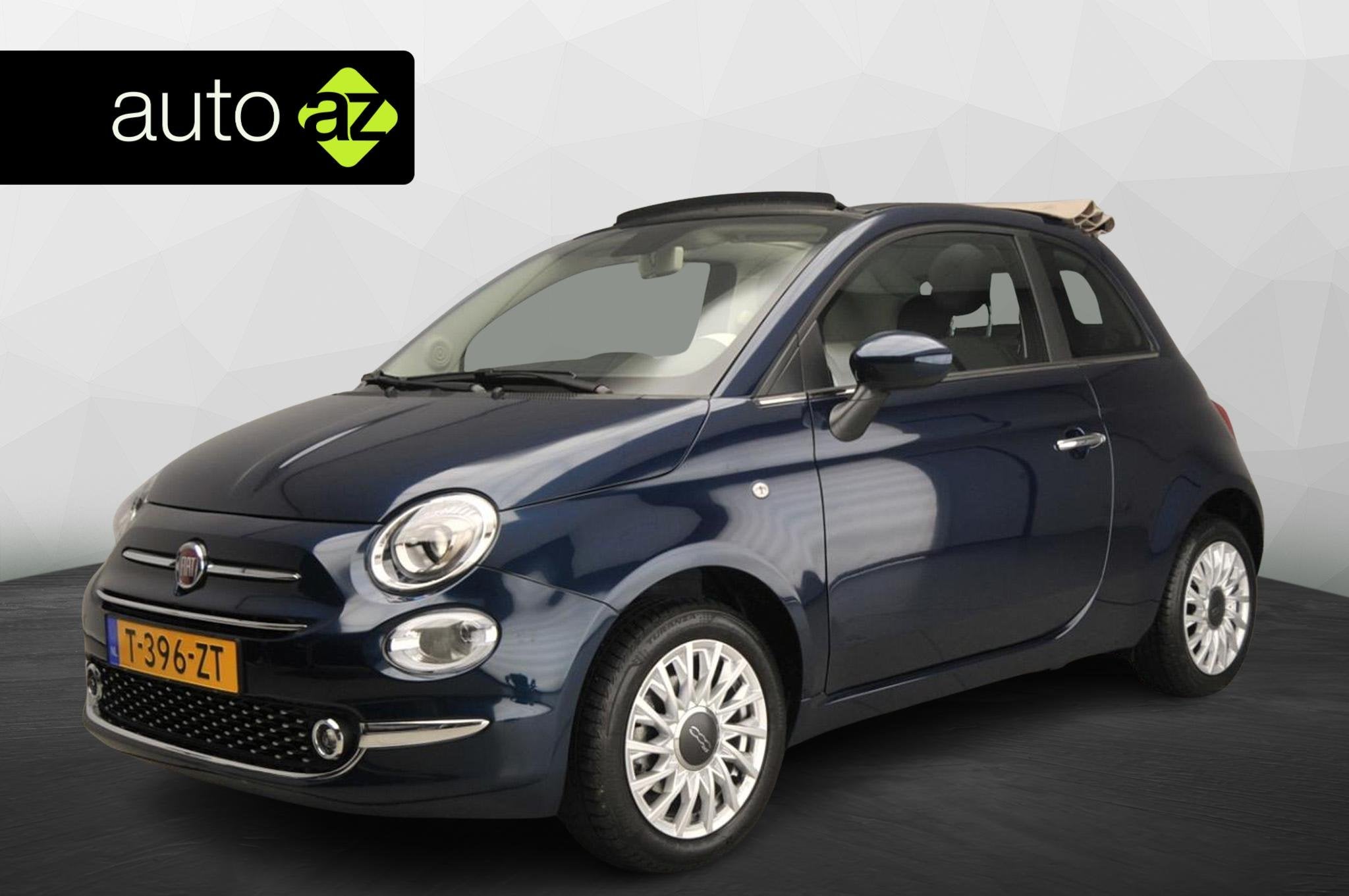 Fiat 500 C 1.0 Hybrid Dolcevita | 12.000 KM | Navi | Parkeer, Stof, Euro 6, Automatische klimaatregeling, Cabriolet