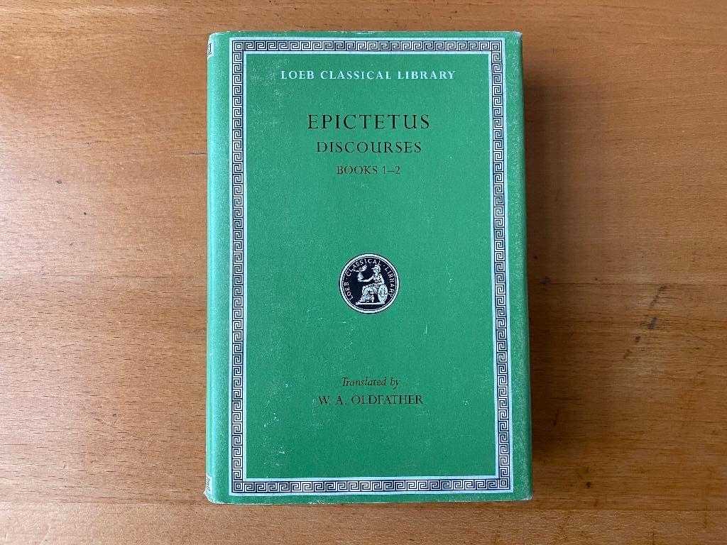 Epictetus Discourses Books 1-2 Loeb Classical Library, Ophalen of Verzenden, Zo goed als nieuw
