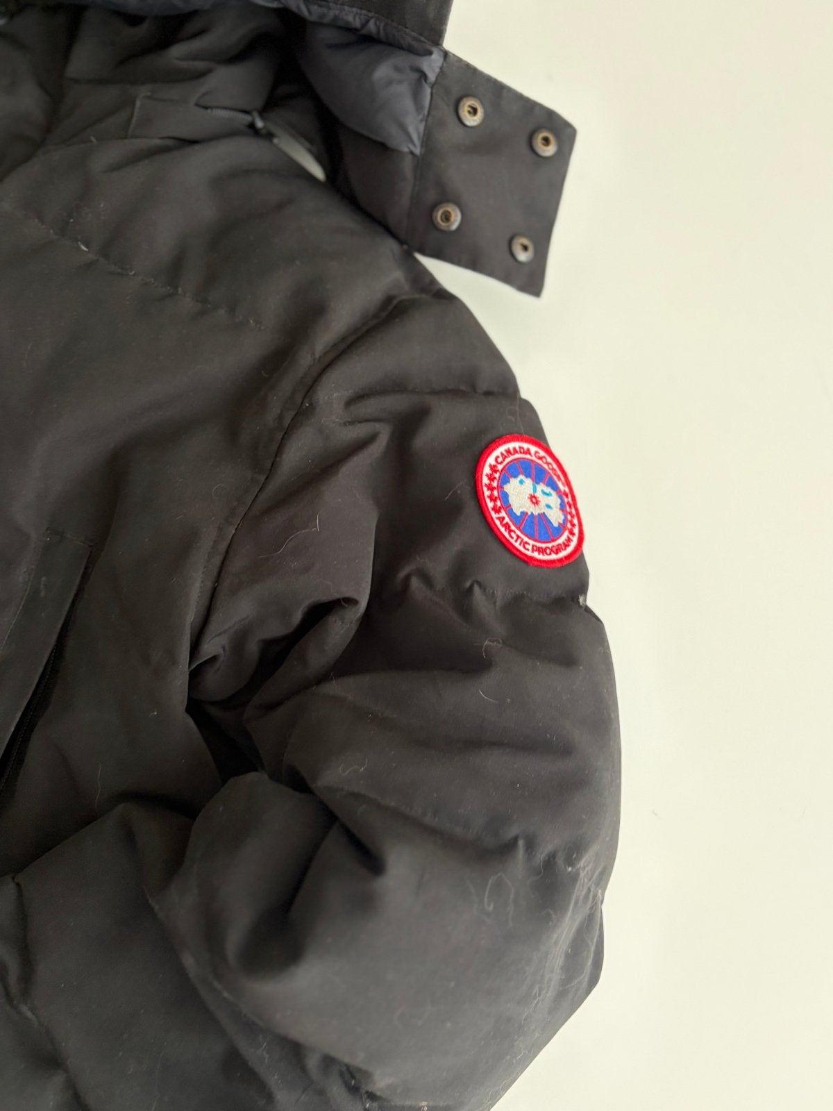 Canada Goose winterjas maat L, Ophalen of Verzenden, Gedragen, Maat 42/44 (L), Zwart