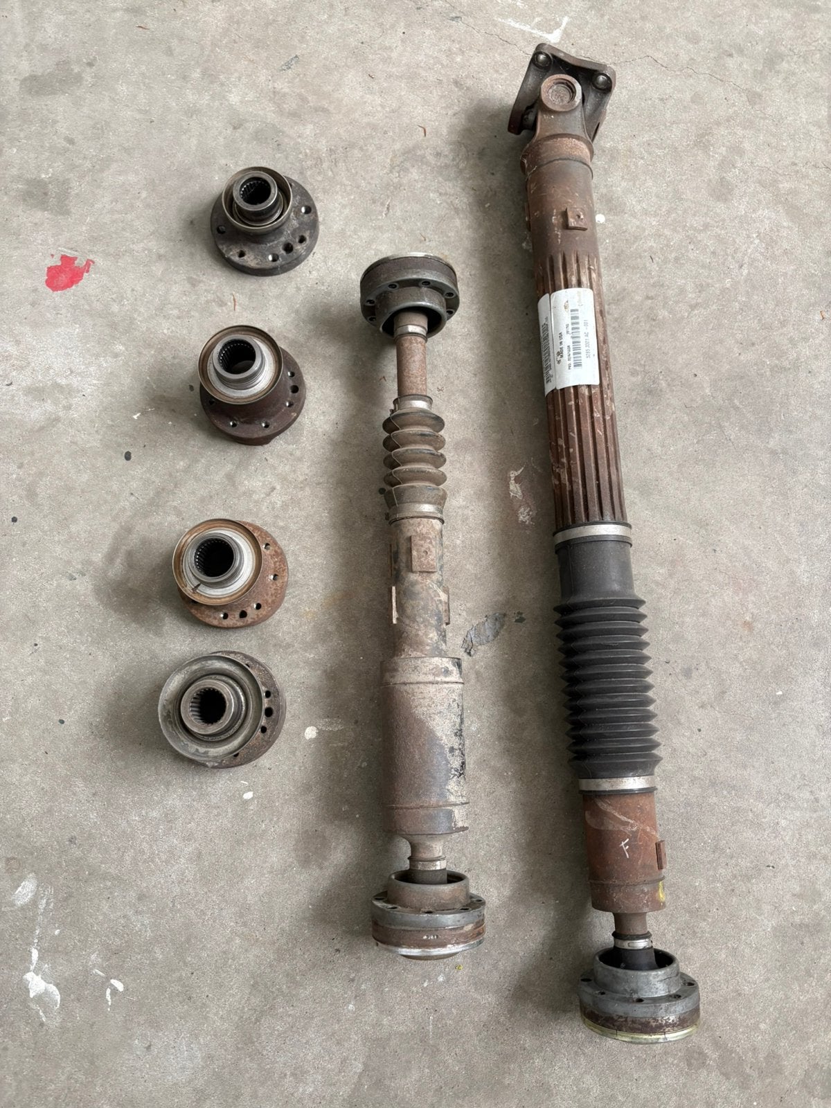 Jeep Wrangler voor- en achteras, Auto-onderdelen, Ophalen, Jeep