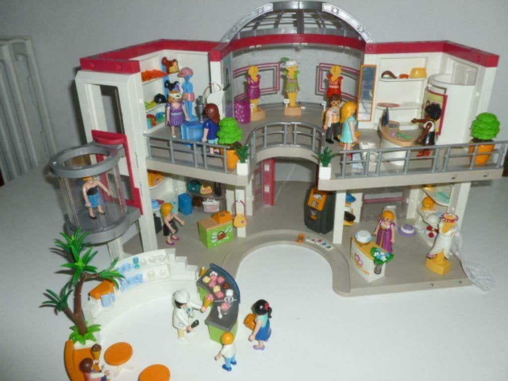 Playmobil Winkelcentrum 5485 Prijs, Gebruikt, Gebouw, Complete set, Ophalen of Verzenden