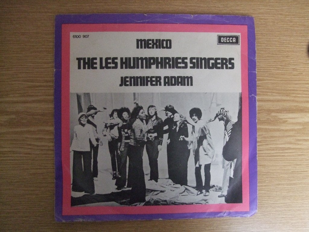 THE LES HUMPHRIES SINGERS     MEXICO / JENNIFER ADAM, 7 inch, Ophalen of Verzenden, Zo goed als nieuw, Pop