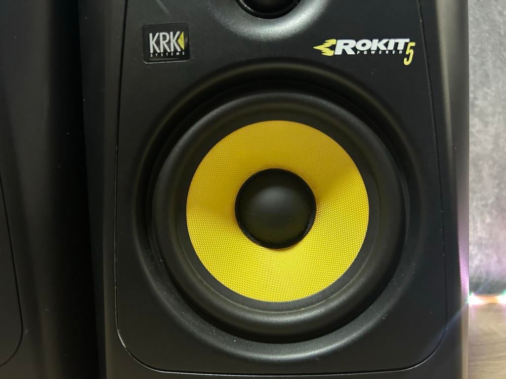 KRK Rokit 5 G3 Studio Monitoren met Focusrite Scarlett 2i2, Overige merken, Ophalen of Verzenden, Zo goed als nieuw, 60 tot 120 watt