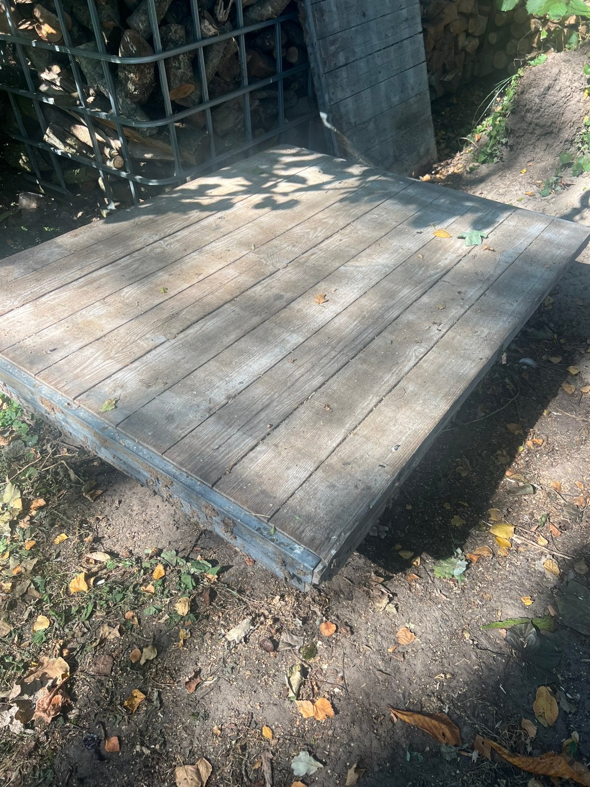 Steenschotten, Ophalen, Gebruikt, Hout