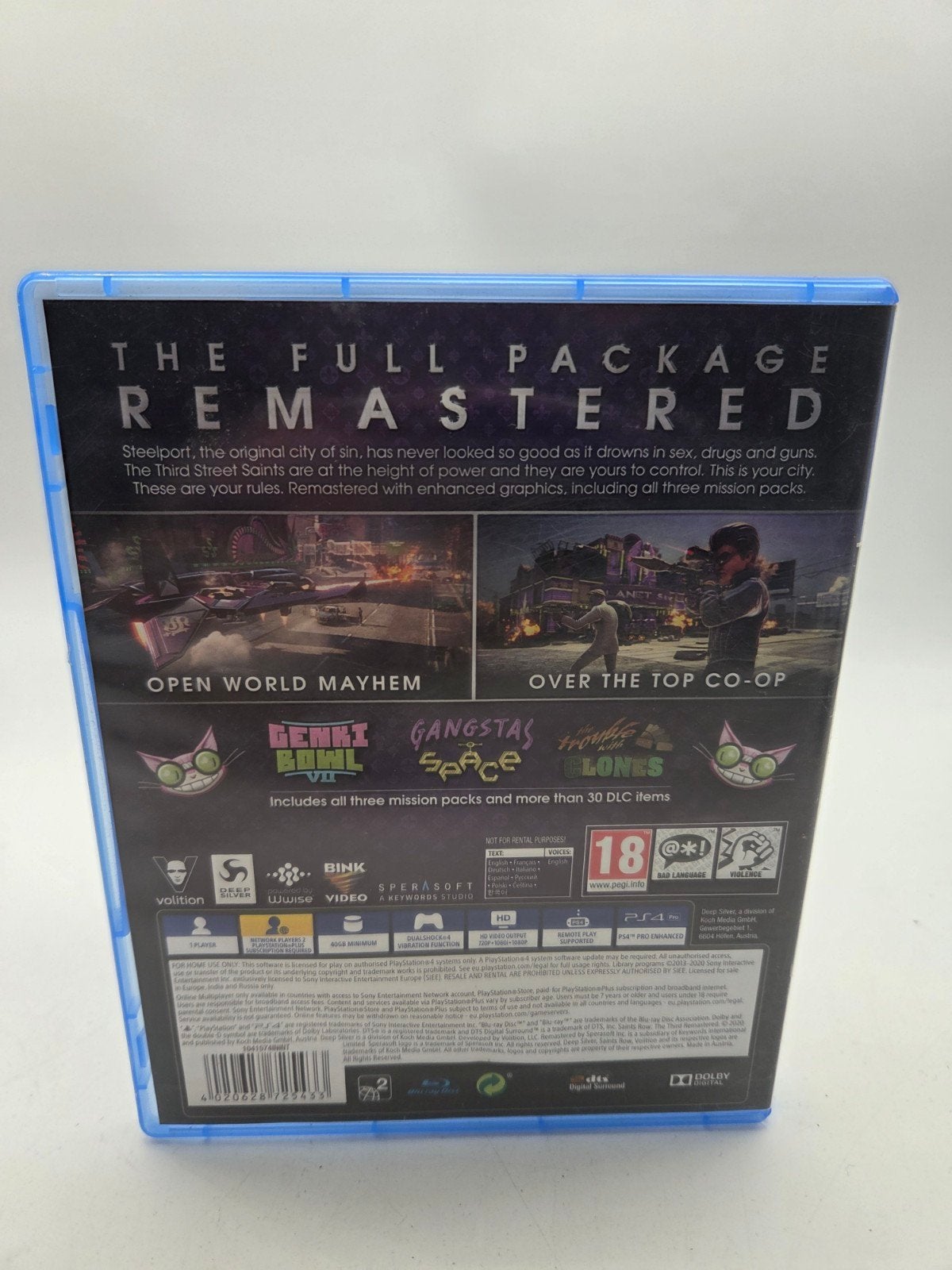 Saints Row The Third Remastered PS4, Spelcomputers en Games, Games | Sony PlayStation 4, Avontuur en Actie, Online, Vanaf 18 jaar