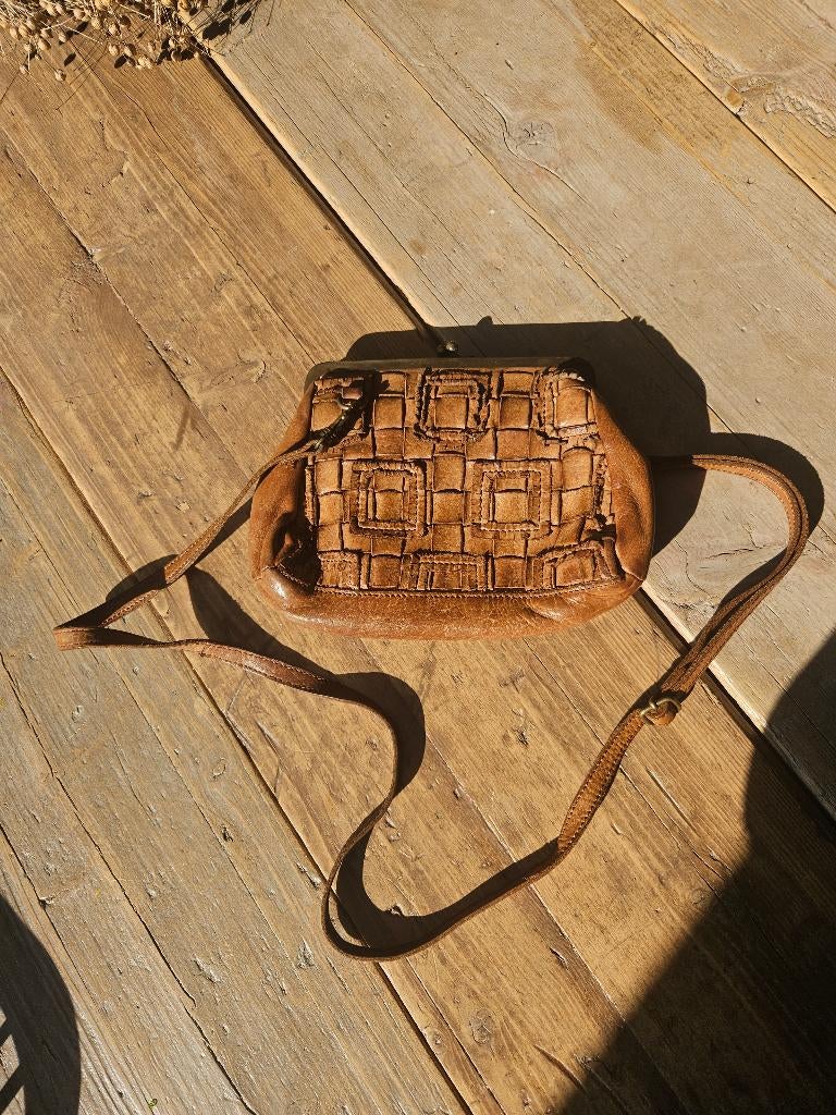 tasje Bear Bags, Ophalen of Verzenden, Zo goed als nieuw, Bruin, Schoudertasje