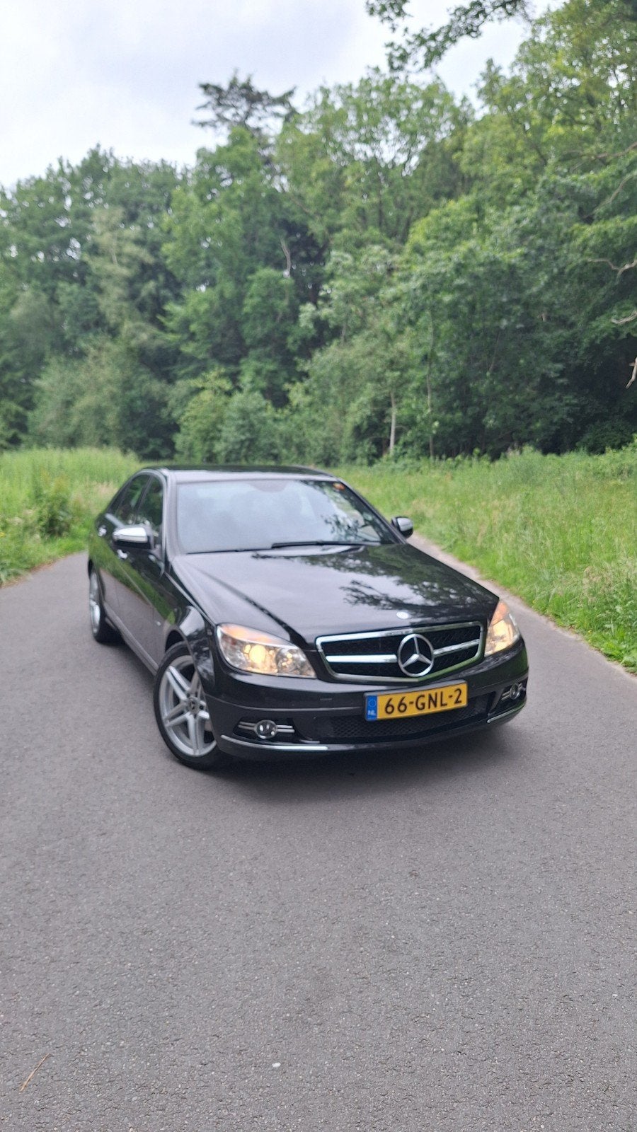 Mercedes-Benz C-Klasse 1.8 C180 Kompressor Sedan AUT 2008, Auto's, Achterwielaandrijving, 1800 kg, 1796 cc, Zwart