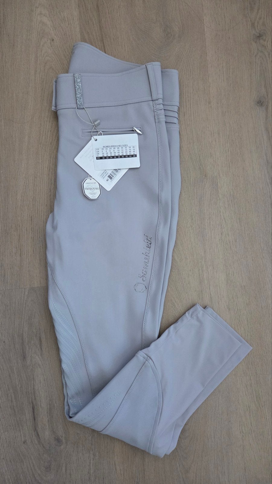 Samshield Claranova Light Grey/ SS26, Dieren en Toebehoren, Paardrijkleding, Dressuur, Nieuw, XL, Grijs