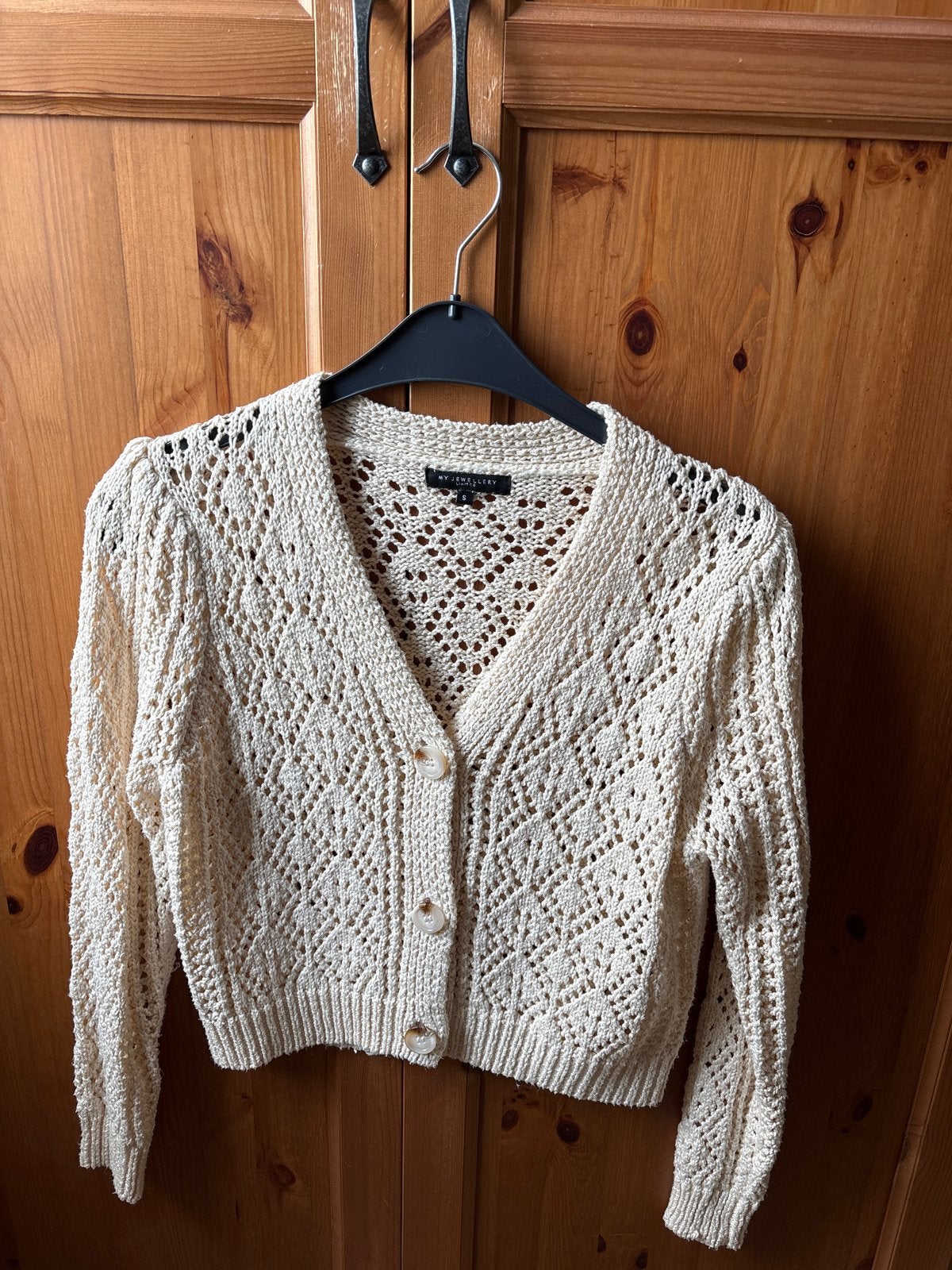 My Jewellery gehaakt vestje maat S, Ophalen of Verzenden, Zo goed als nieuw, Maat 36 (S), Beige
