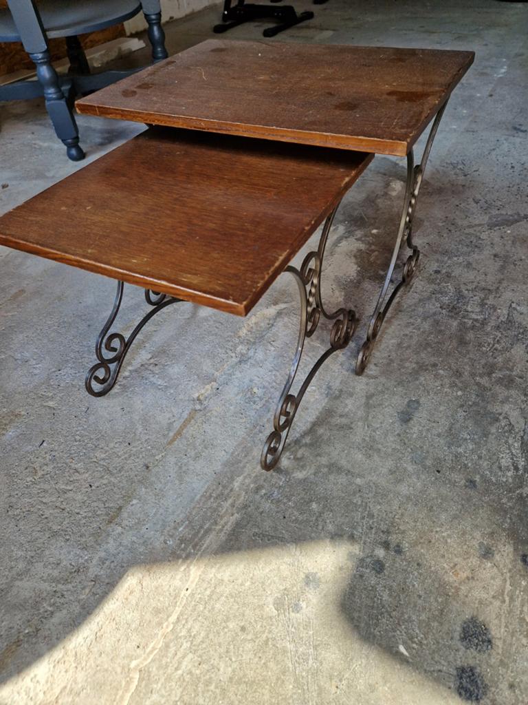 2x bijzettafel, Ophalen, Minder dan 55 cm, Minder dan 45 cm