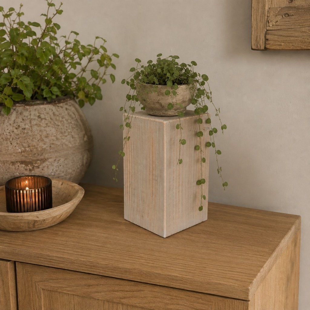 Houten decoratief blok - mini zuiltje Douglas #D20, Huis en Inrichting, Woonaccessoires | Zuilen en Pilaren, Houtatelier M.Y.
