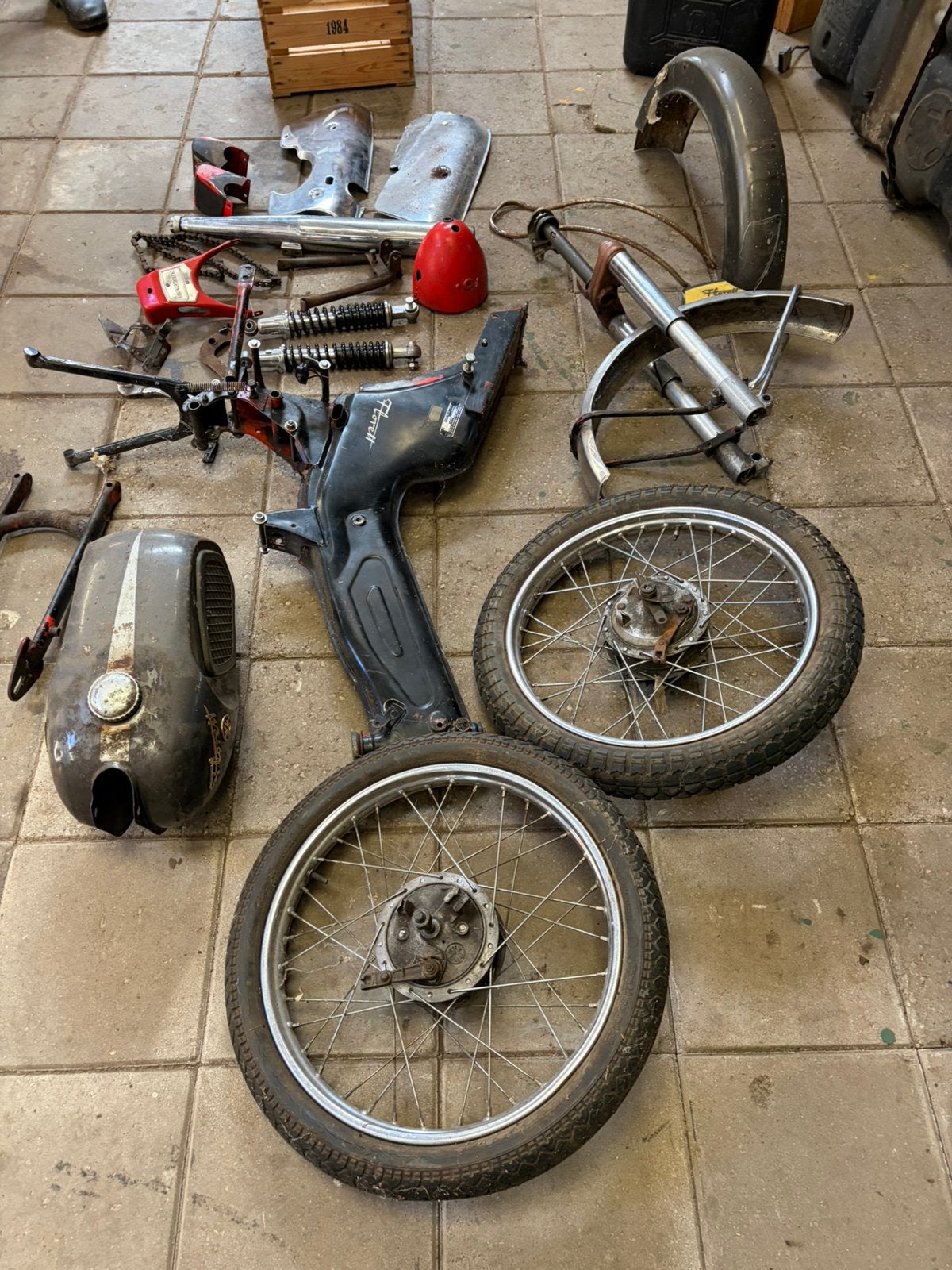 Onderdelen Kreidler, Fietsen en Brommers, Ophalen, Gebruikt, Overige typen