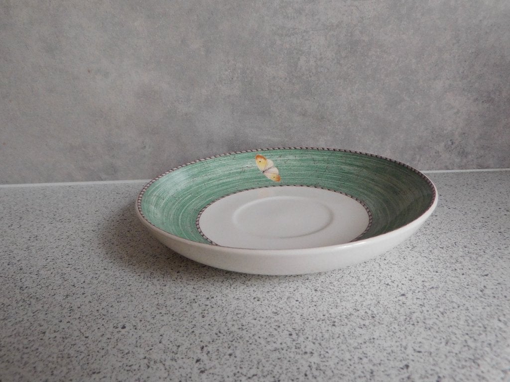 Schotel 17 cm. Sarah's Garden Wedgwood, Huis en Inrichting, Ophalen, Zo goed als nieuw, Overige stijlen, Kop(pen) en/of Schotel(s)