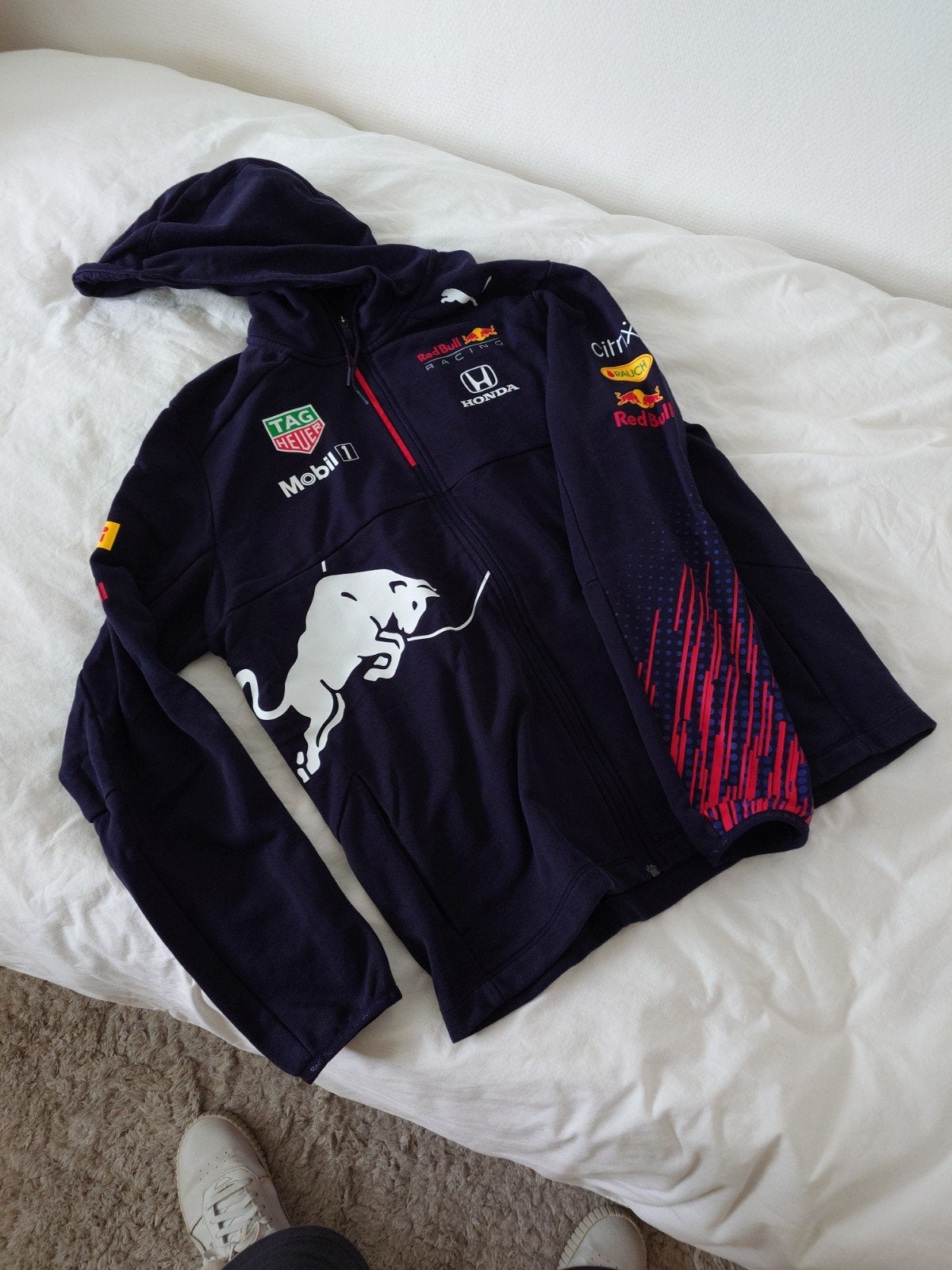 Puma Red Bull Hoodie Vest (2021) - Maat L, Zo goed als nieuw, Puma, Maat 52/54 (L), Verzenden